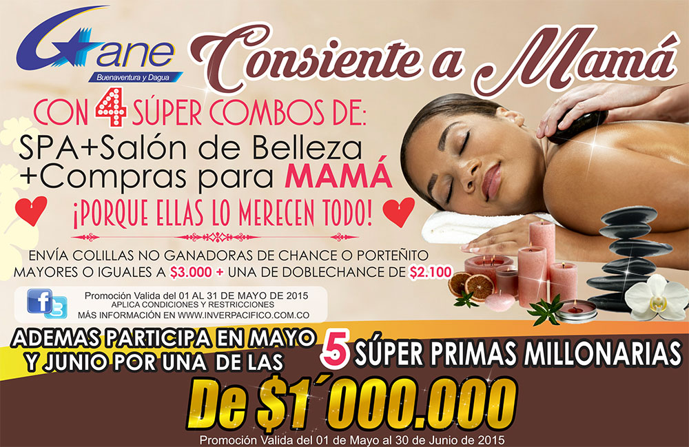Gane Buenaventura y Dagua consiente a mamá con la promoción del mes de mayo