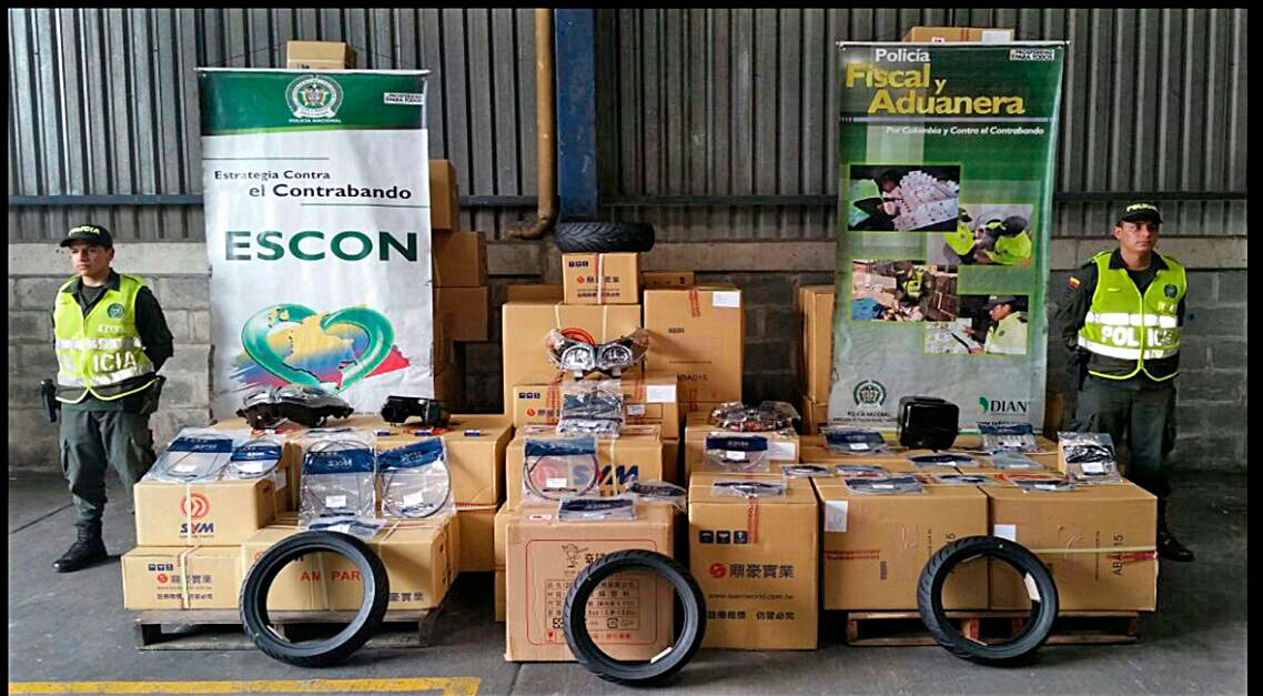 Policía Fiscal y Aduanera realiza la aprehensión de autopartes en Buenaventura