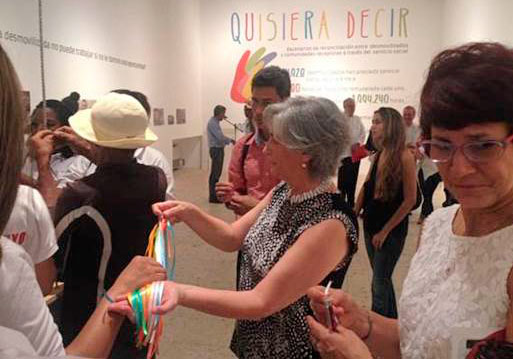 'Quisiera decir', una exposición que le da voz a la reconciliación entre excombatientes y comunidades
