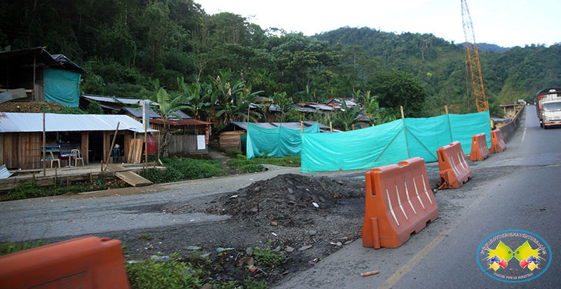 Desalojarían viviendas de invasión en zonas de construcción de la doble calzada Buenaventura - Loboguerrero