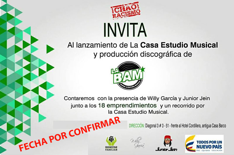 Entrega de la Casa Estudio Musical de La BAM fue aplazada