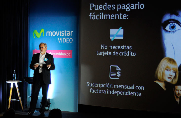 Movistar lanzó en Colombia su servicio de video por internet