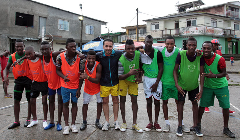 Ni&ntilde;os y jóvenes de Timbiquí, Cauca le apuestan al fútbol por la paz