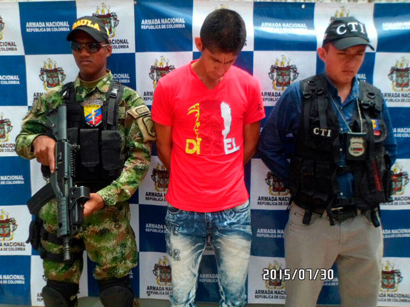 Presunto abusador sexual es capturado por la Armada Nacional en Nari&ntilde;o