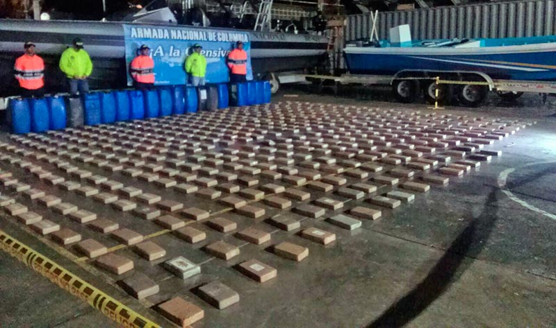 Armada Nacional incauta más de cien millones de dólares en estupefacientes en solo dos semanas