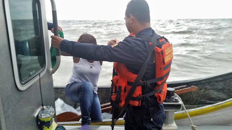 Rescatados 18 náufragos en costa nari&ntilde;ense