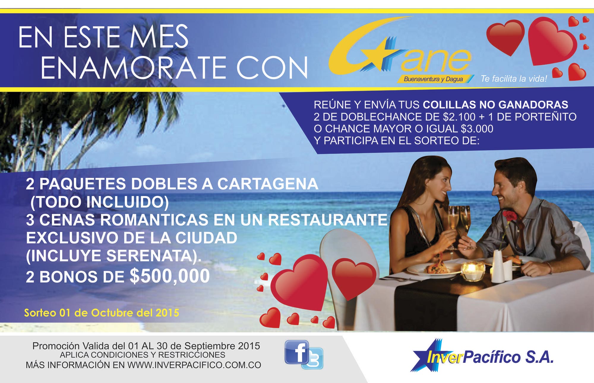 En septiembre enamórate con Gane Buenaventura y Dagua
