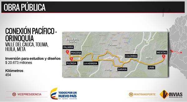 Gobierno inicia proceso para carretera que unirá al Valle del Cauca con los Llanos Orientales