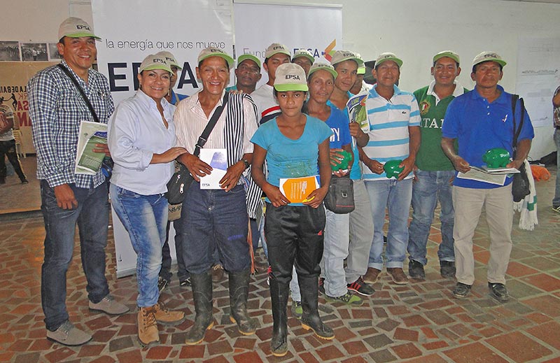 630 familias de Morales beneficiadas con la construcción de redes internas eléctricas, gracias a la Compa&ntilde;ía Energética de Occidente, EPSA y la Fundación EPSA
