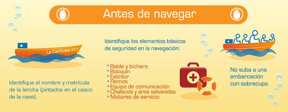 Recomendaciones de las autoridades a los viajeros en estas vacaciones ya sea en río o mar