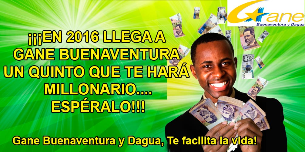 Llega en 2016 a Gane Buenaventura un quinto que te hará millonario