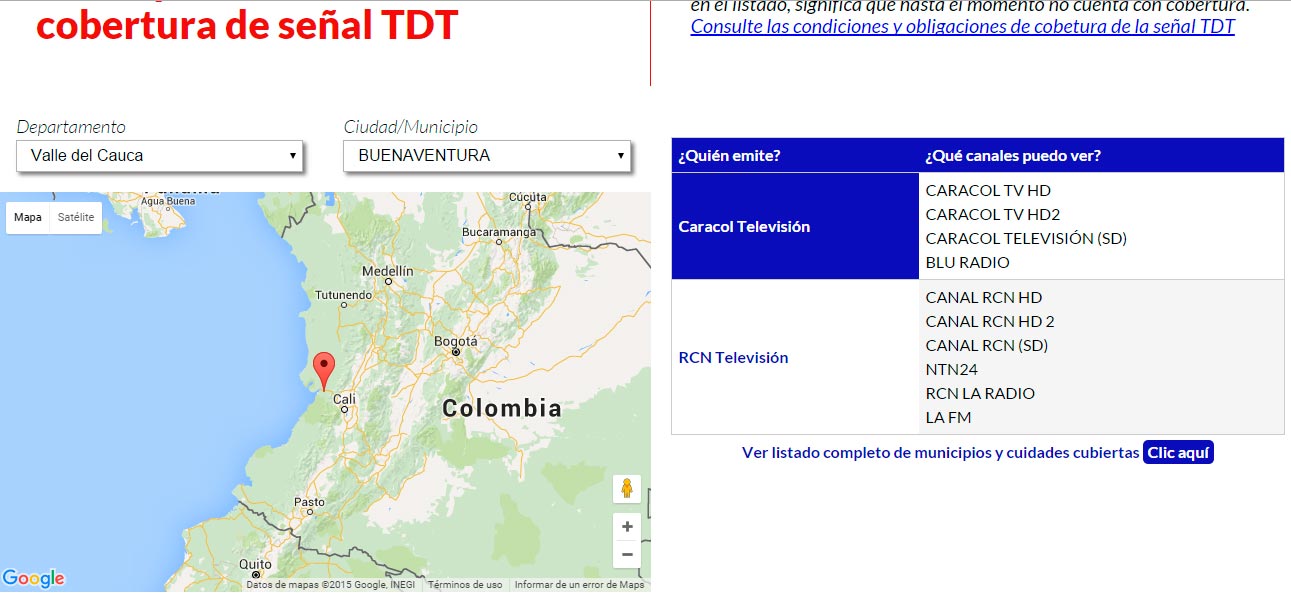 Todo listo para el gran lanzamiento de la TDT en Buenaventura después de 22 meses de haber llegado
