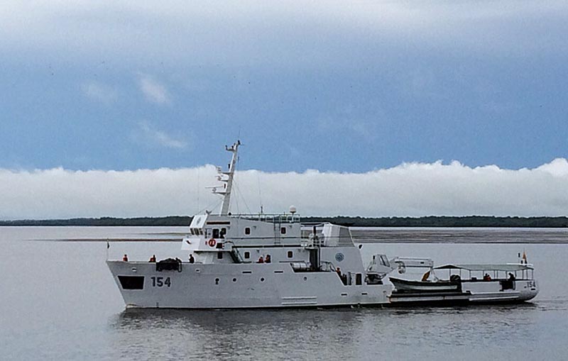 ARC “Gorgona” zarpó para realizar un crucero de estudio sobre el Fenómeno del Ni&ntilde;o
