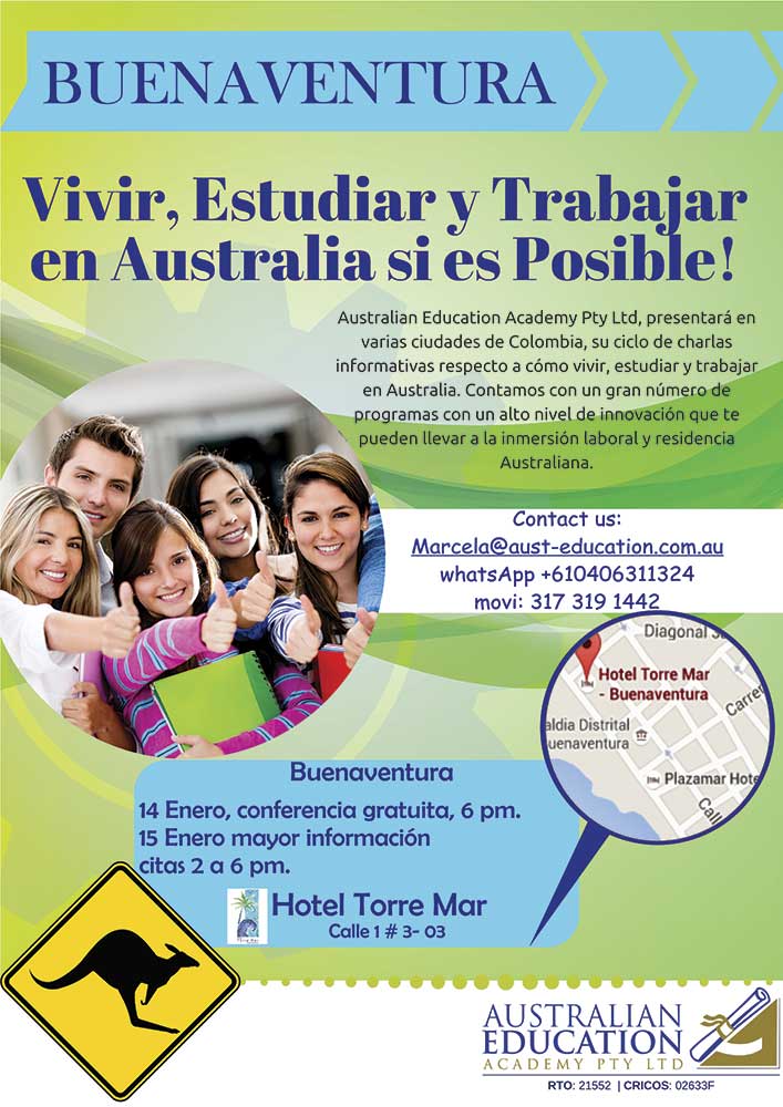 Conferencia gratuita: viva, estudie y trabaje en Australia este 14 y 15 de enero