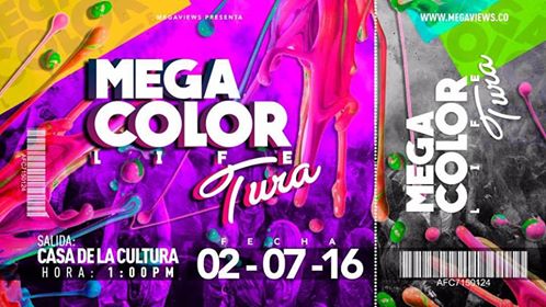 El 7 de febrero se realizará el evento Mega Color Life Tura
