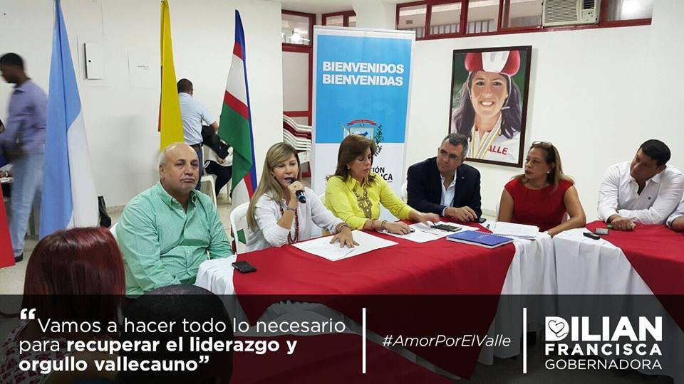 Gobernadora instaló nueva junta directiva de Indervalle