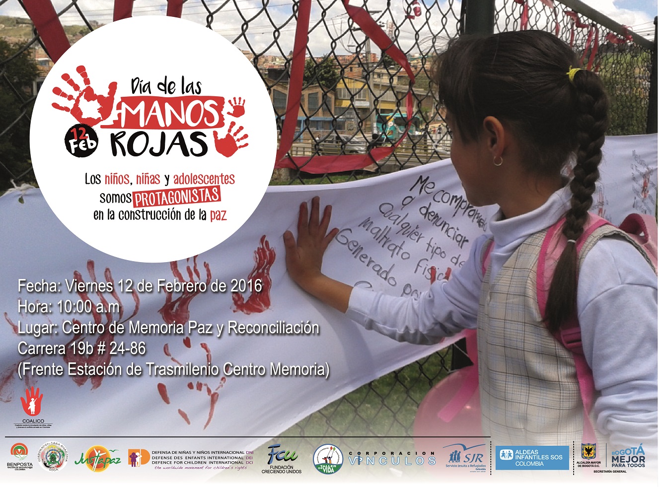 “Los ni&ntilde;os, ni&ntilde;as y adolescentes somos protagonistas en la construcción de la paz”
