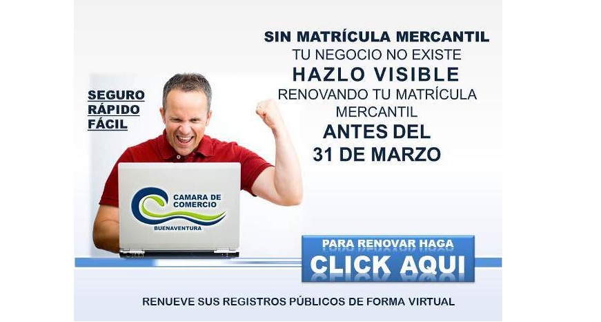Renovar la matrícula mercantil es la mejor forma de hacer visible su negocio