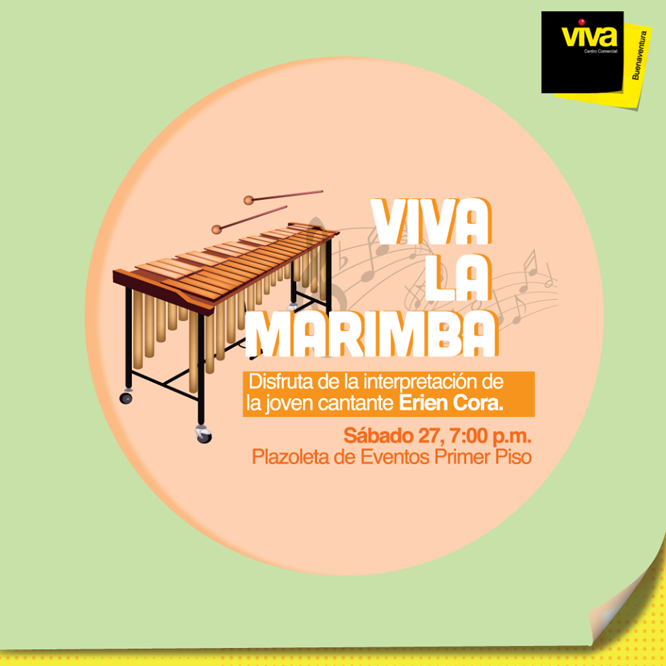 El Centro Comercial Viva Buenaventura realizará el evento Viva la Marimba!