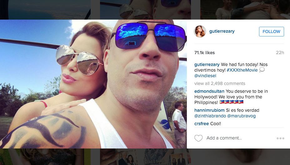 No es un error: ex Miss Colombia actúa con Vin Diesel en secuela de 'xXx'