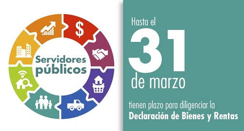 El 31 de marzo vence el plazo para que servidores públicos realicen su Declaración de Bienes y Rentas
