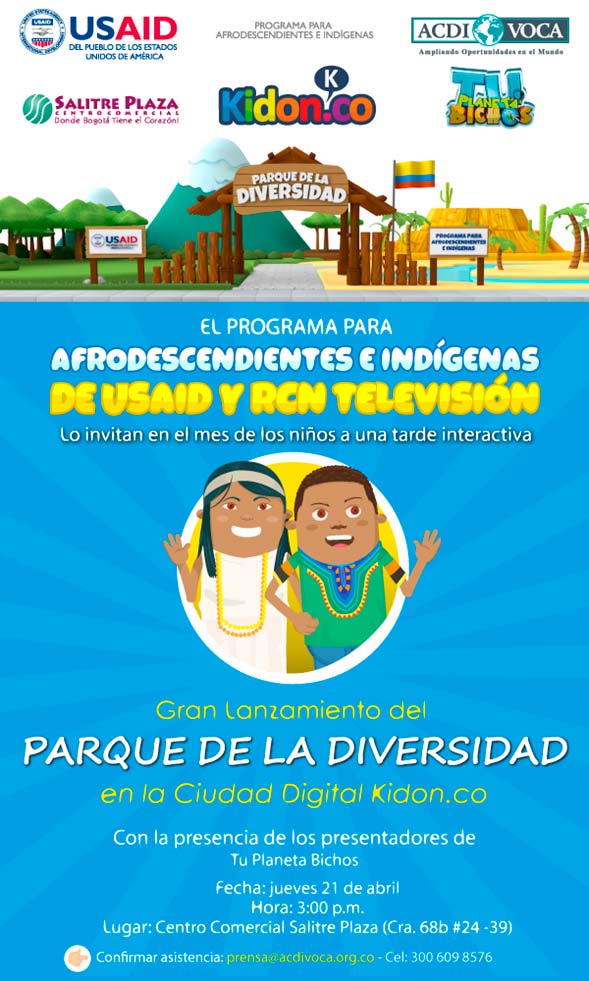 Primer Parque de la Diversidad para ni&ntilde;os se lanza en Salitre Plaza