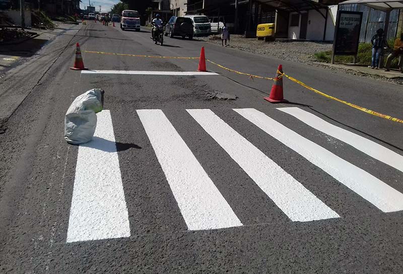 Secretaría  de Tránsito inició se&ntilde;alización de vías en la zona urbana de Buenaventura