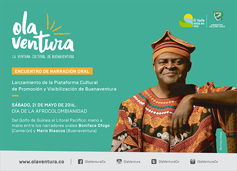 Del Golfo de Guinea al Litoral Pacífico: Encuentro de narración oral entre Boni Ofogo ONI y Mario Riascos en Ola Ventura