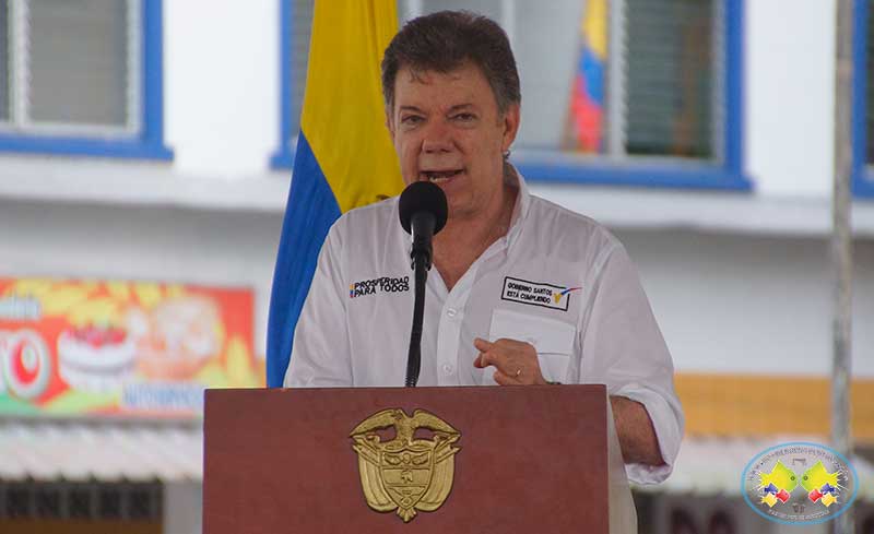 Implementan medidas de seguridad por la visita del Presidente Juan Manuel Santos Calderón