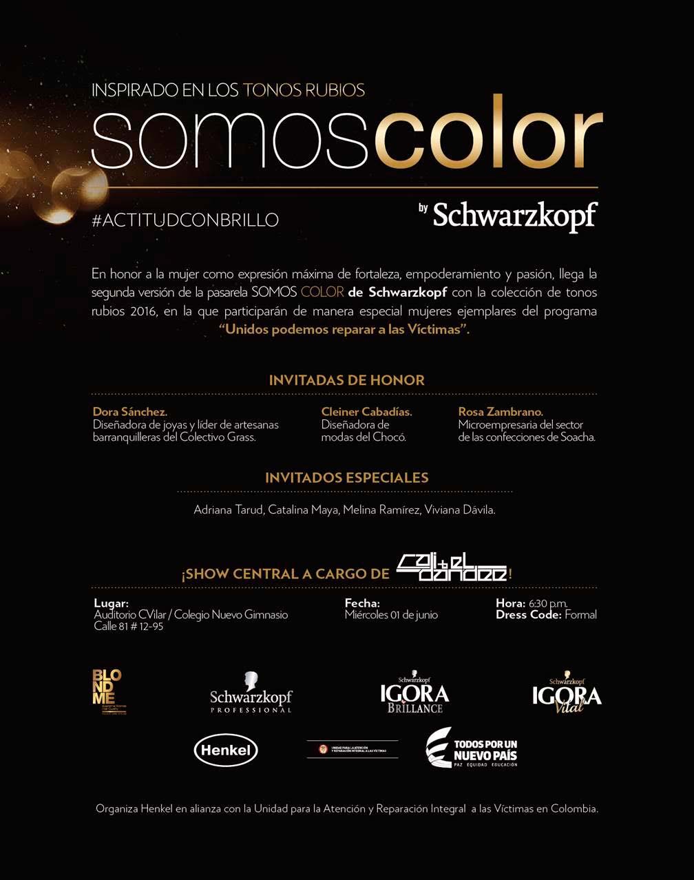 Llegó la segunda versión de la pasarela Somos Color #actitudconbrillo