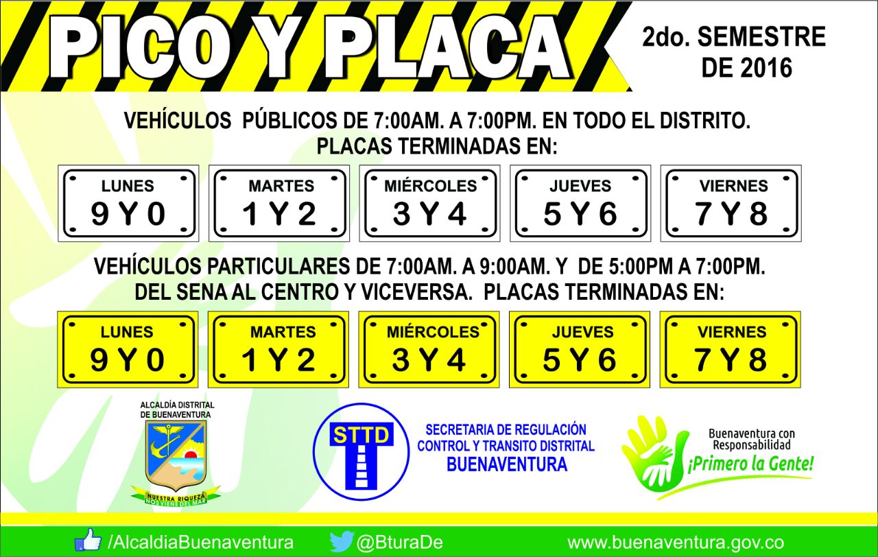 Así quedó el pico y placa para el segundo semestre del a&ntilde;o, esta semana es pedagógica
