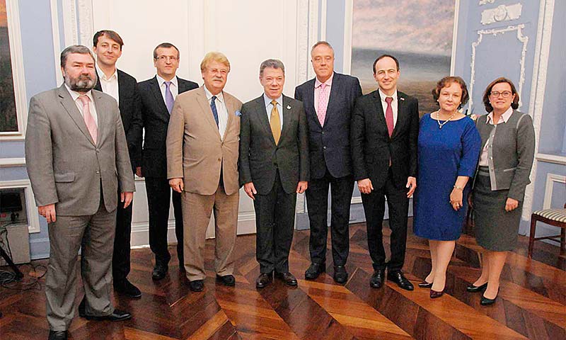 Delegación del Parlamento Europeo visita Colombia