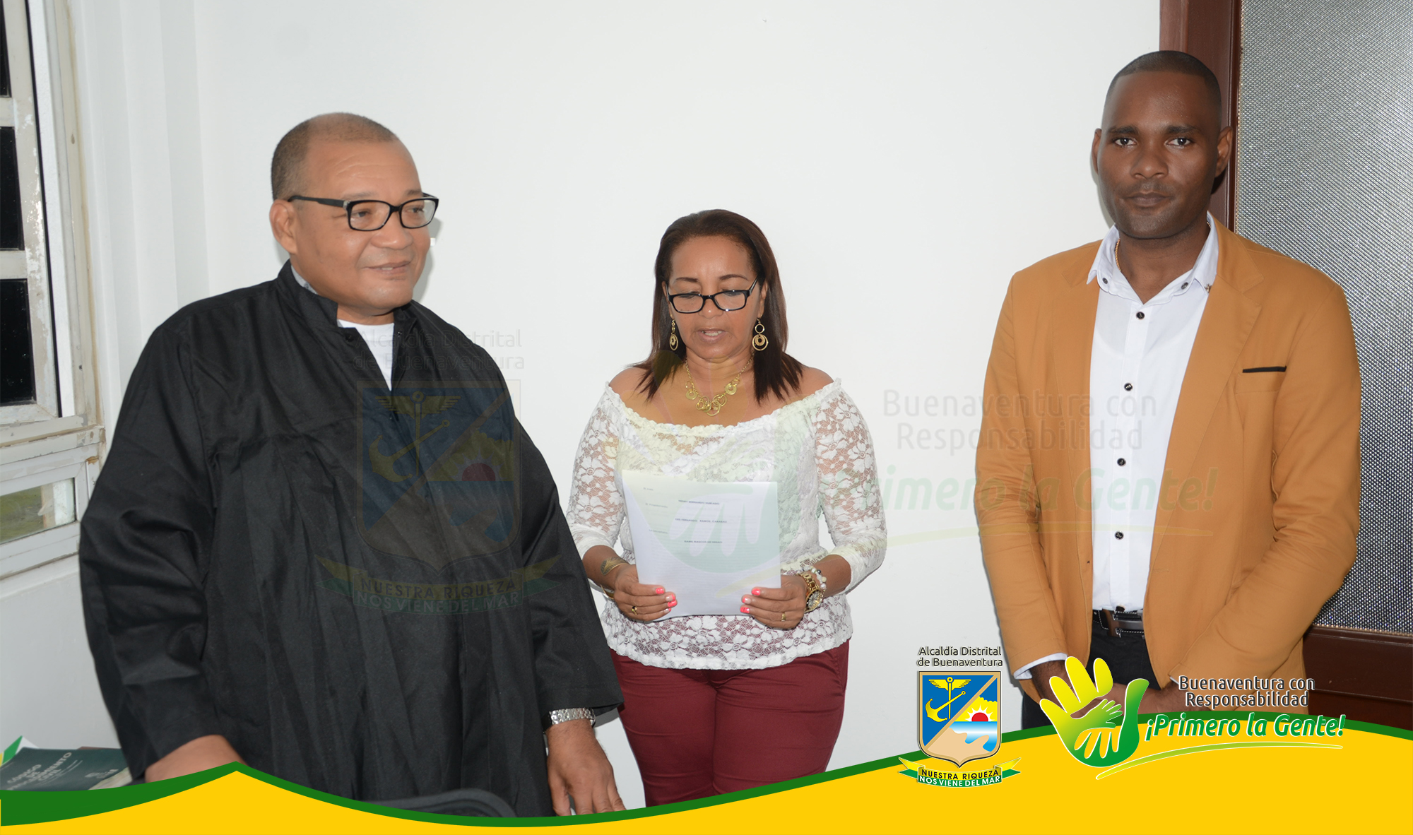 Luis Fernando Ramos Carabalí asumió como Alcalde encargado del Distrito Especial de Buenaventura
