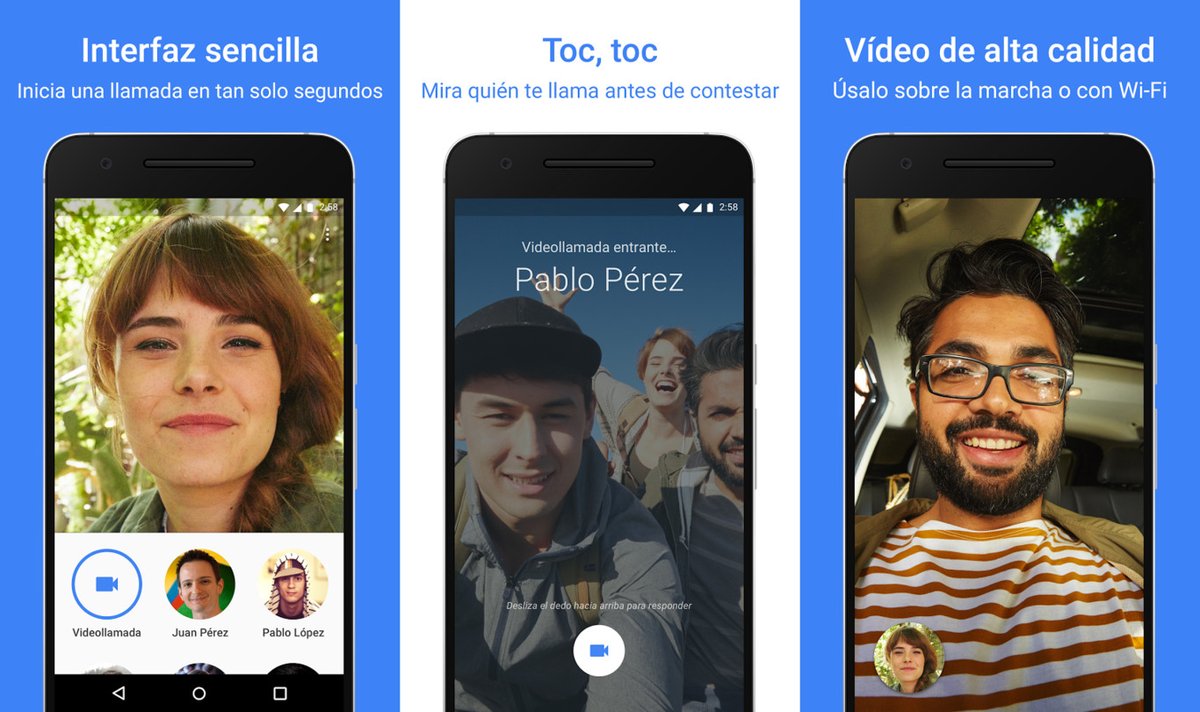 Google lanza la aplicación de videollamadas Duo