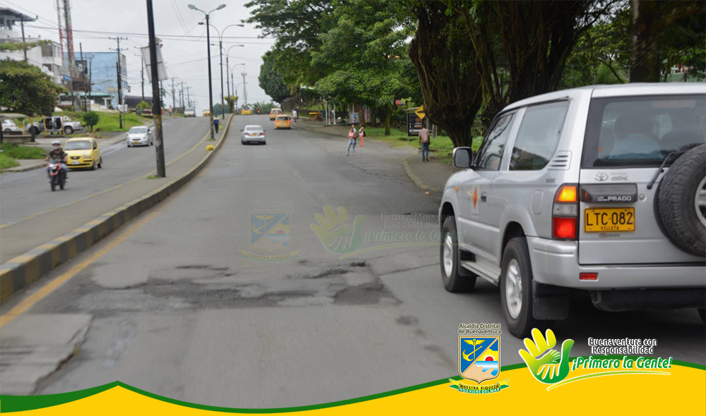 Funcionarios de la Secretaría de Infraestructura Vial e Invías realizaron recorrido por la Avenida Simón Bolívar verificando su estado