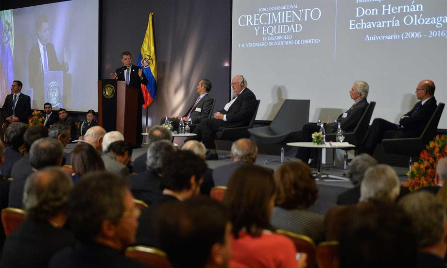 La paz impulsará el crecimiento y la equidad en Colombia: Presidente Santos