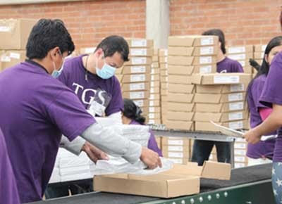 Bajo estrictas medidas de seguridad comienza la distribución de 80.553 kits electorales para el plebiscito 2016 en todo el país