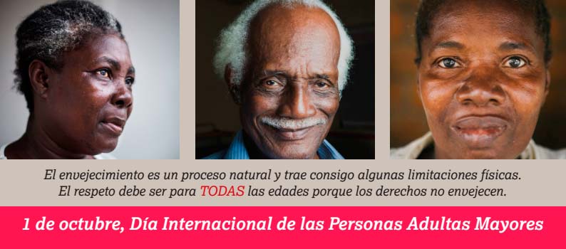 Los Adultos mayores rechazan la discriminación por edad en todo el mundo