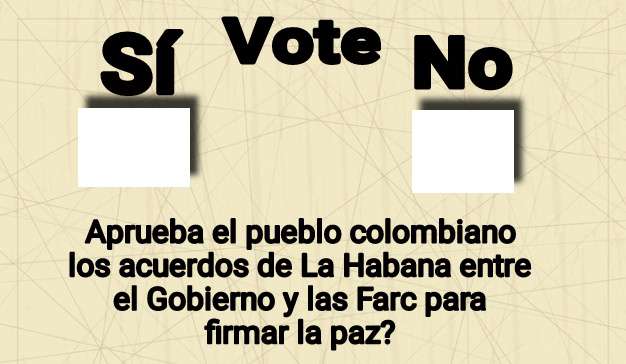Todo listo para las votaciones del plebiscito el 2 de octubre
