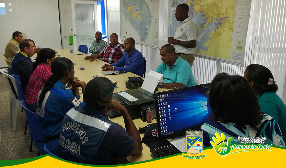 Consejo Distrital para la Gestión del Riesgo de Desastres ultima detalles para el Simulacro de Evacuación por Tsunami