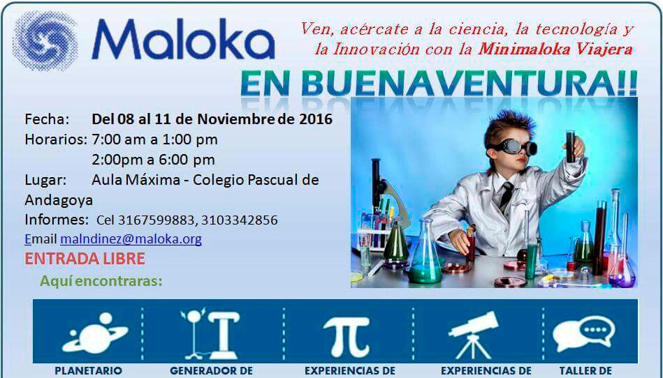 "Mini Maloka Viajera" llega a Buenaventura