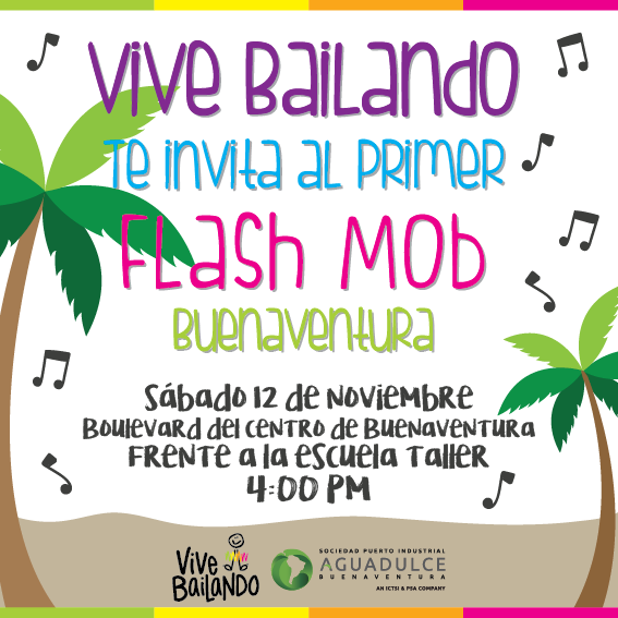 Vive Bailando y Sociedad Puerto Industrial Aguadulce ponen a bailar a Buenaventura