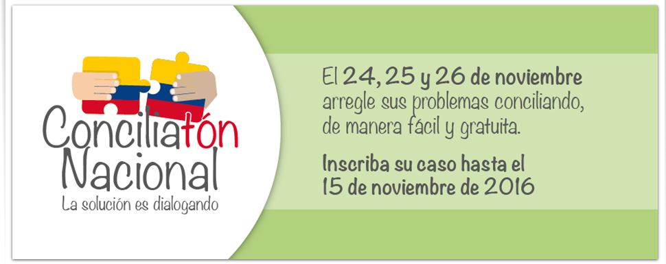 Los días 24, 25 y 26 de noviembre se realizará una Conciliatón Nacional en Buenaventura