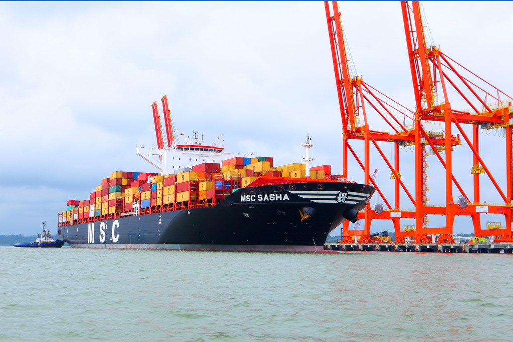 Aguadulce inició operaciones con la llegada de la Motonave MSC Sasha
