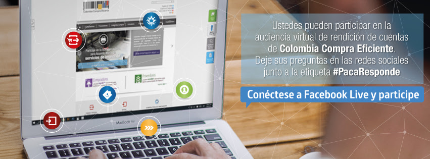 Este lunes 19 de diciembre participe en la audiencia virtual de rendición de cuentas de Colombia Compra Eficiente