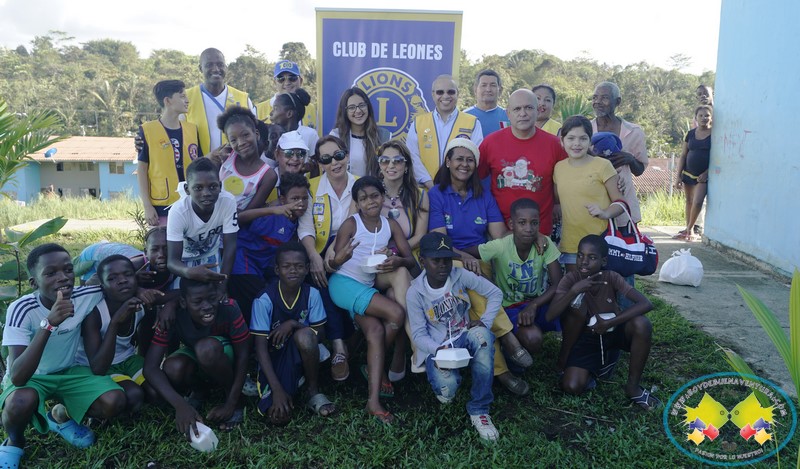 El Club de Leones realizó siembra de árboles y entrega de bancas en la Ciudadela San Antonio
