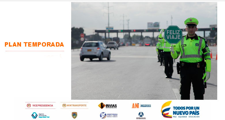 40.000 uniformados vigilarán las vías nacionales para reducir accidentes durante Semana Santa