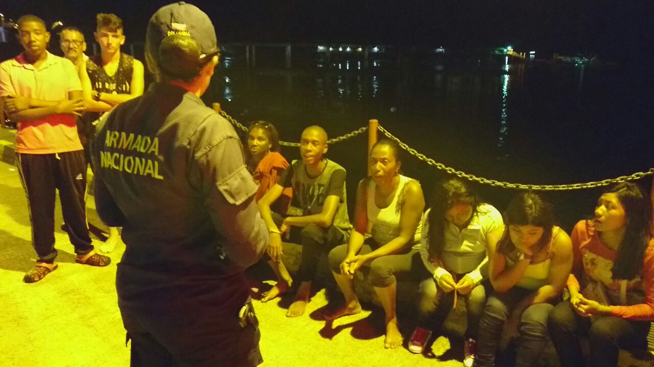 La Armada Nacional rescató 34 náufragos y continúa en la búsqueda de una persona en el pacífico chocoano