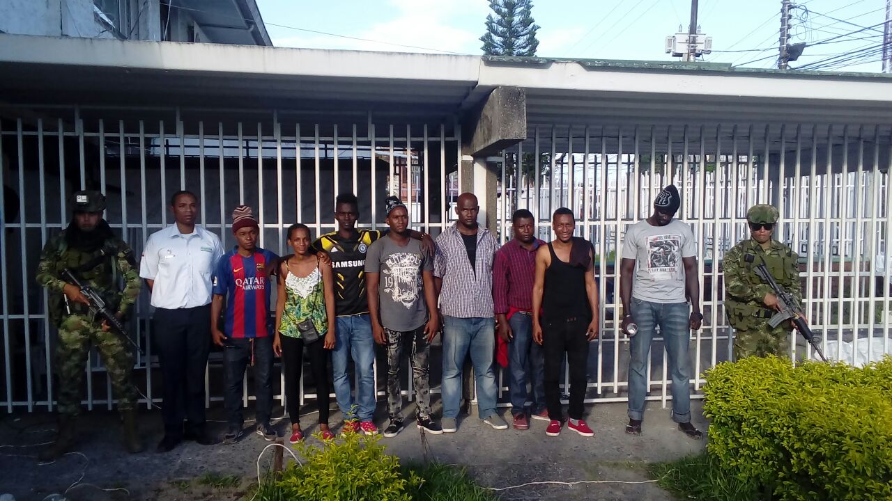 La Armada Nacional halló y detuvo 8 migrantes irregulares