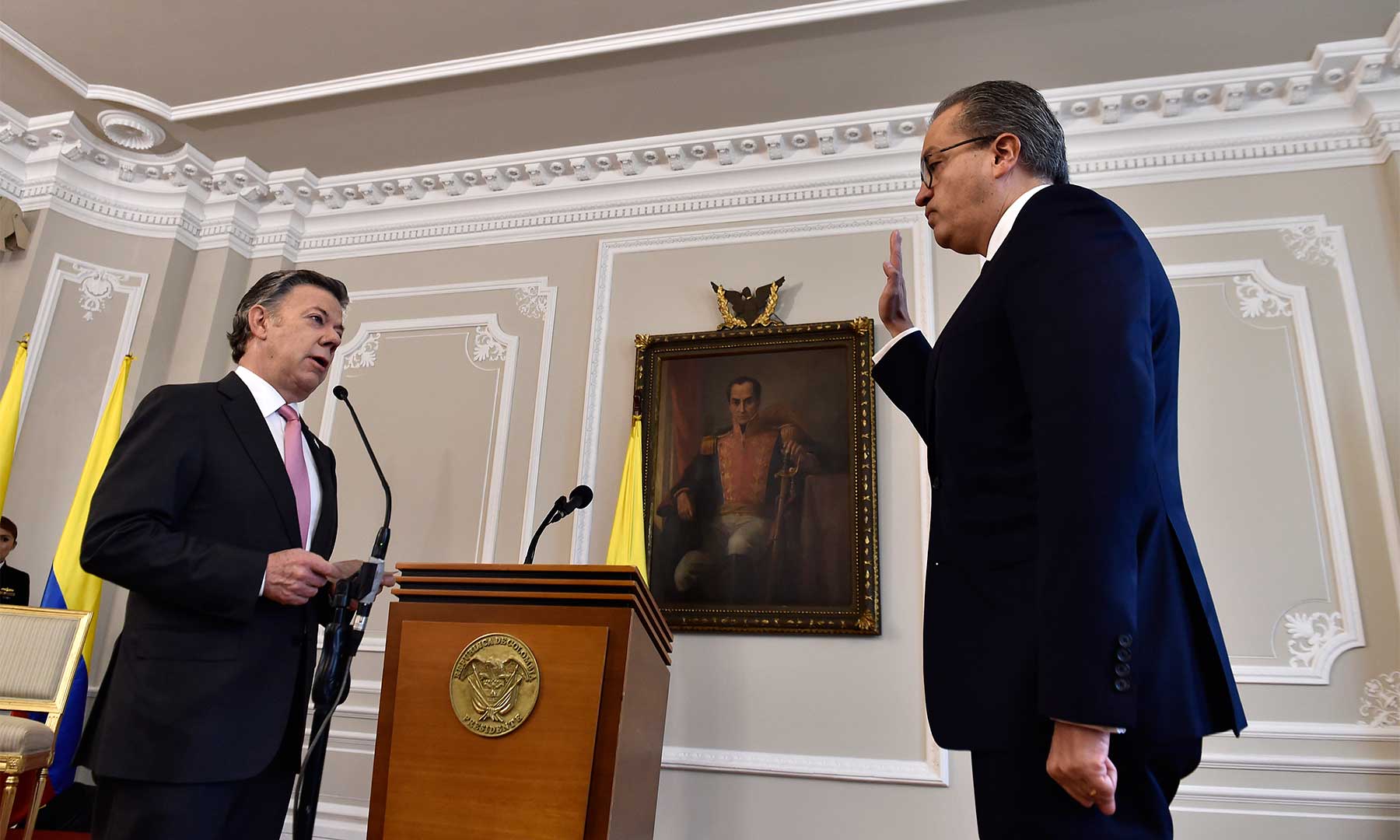 Presidente de la República tomó el juramento a Fernando Carrillo como Procurador General de la Nación